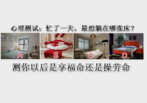 心理測試：忙了一天，最想躺在哪張床？測你以後是享福命還是操勞命 - 借錢 速借網