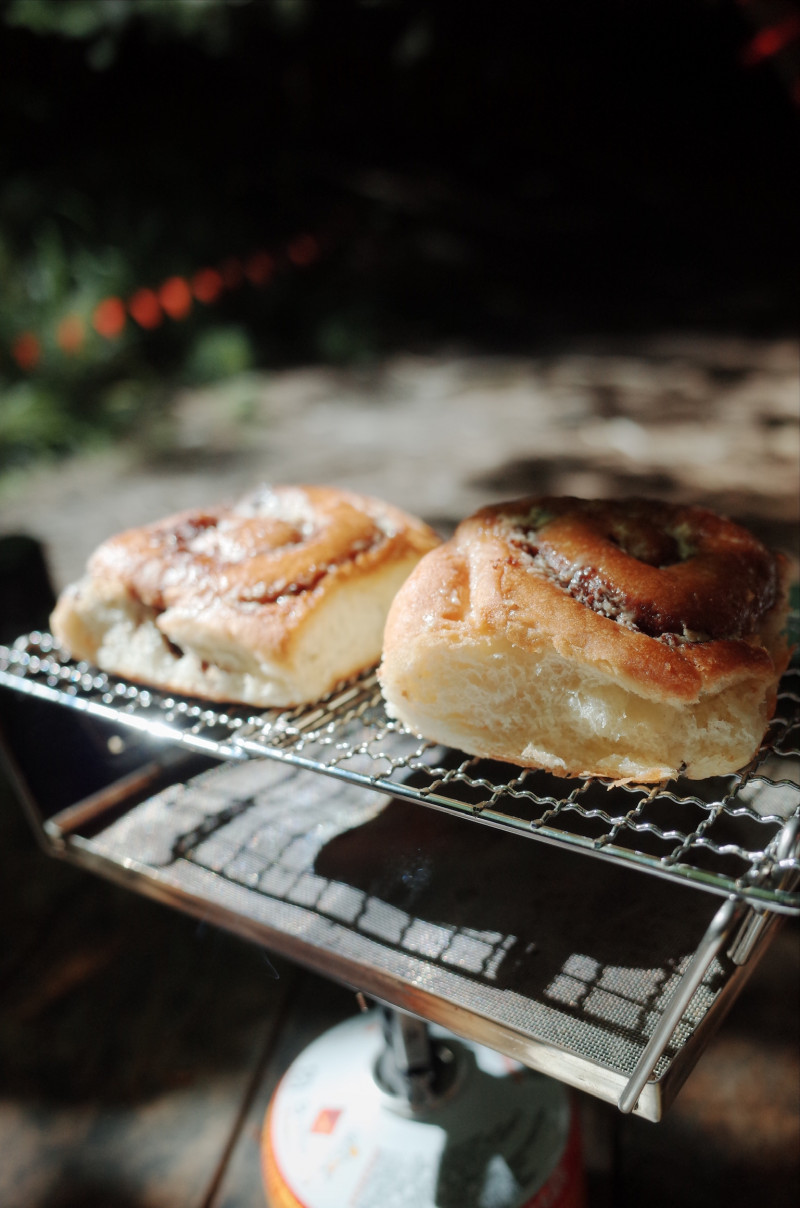 來發咖啡肉桂捲，帶去山上的療癒食物